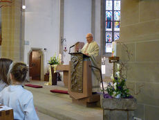 Festgottesdienst zum 50jahrigen Priesterjubiläum von Stadtpfarrer i.R. Geistlichen Rat Ulrich Trzeciok (Foto: Karl-Franz Thiede)